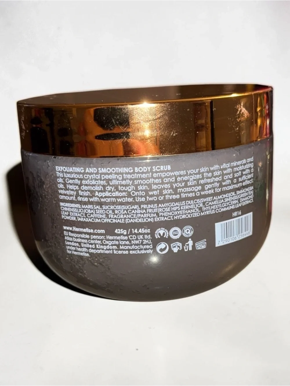 Hermetise Exfoliating and Smoothing Body Scrub - NEW